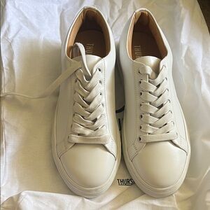 Thursday White Leather Sneakers